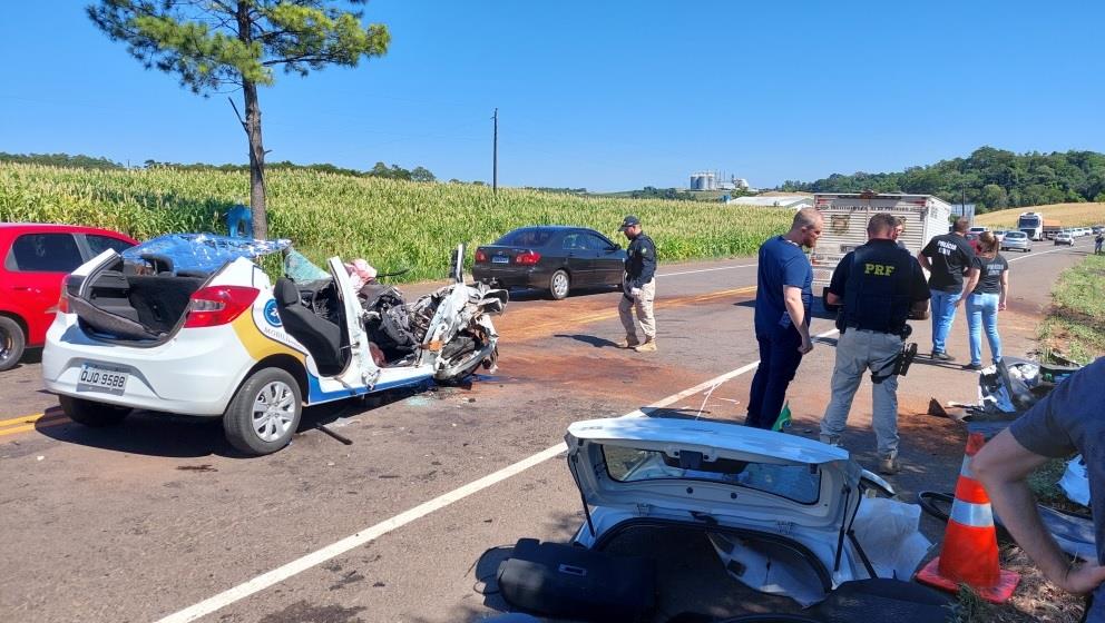 Jovem morre em grave acidente na BR163