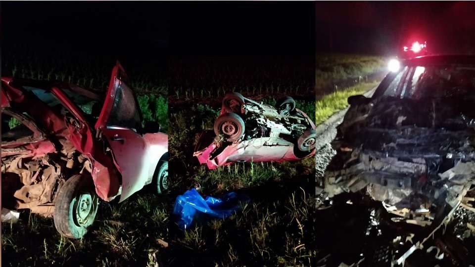 Três veículos se envolvem em acidente com vítima fatal na PR-438