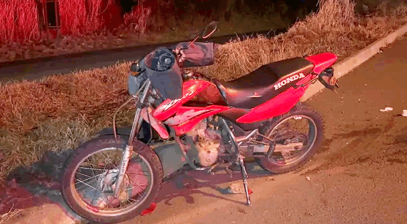Entregador fica ferido após sofrer queda de moto no bairro Seminário