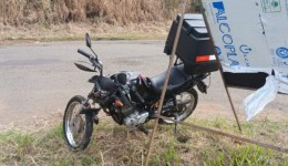 Motociclista fica ferido após colisão com camionete na PR-483