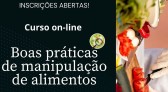 Estão abertas as inscrições para o Curso de Boas Praticas na manipulação de Alimentos