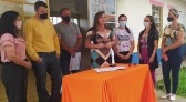 Prefeita Rozane assina ordem de serviço das obras de reforma e ampliação do CEI Anjo da Guarda