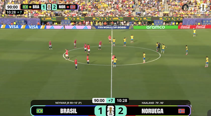 Brasil é eliminado pela Noruega e adia sonho do hexacampeonato