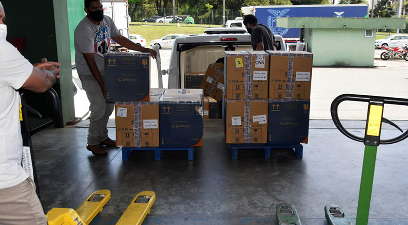 Paraná recebeu hoje mais 161.460 doses de vacinas contra a Covid-19