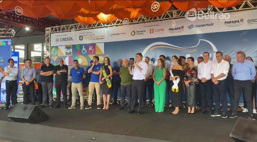 Inicia a 31ª Expobel em Francisco Beltrão; à noite show nacional com Luan Santana