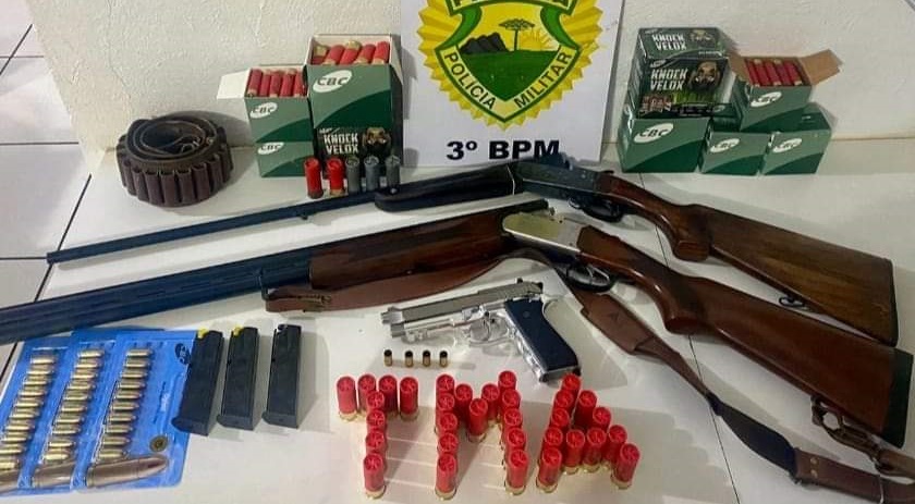 Homem é preso por disparo de arma de fogo em Coronel Vivida