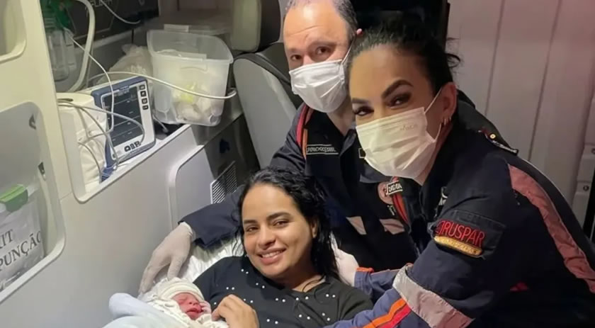 Atuação rápida do SAMU garante nascimento seguro de bebê dentro de ambulância