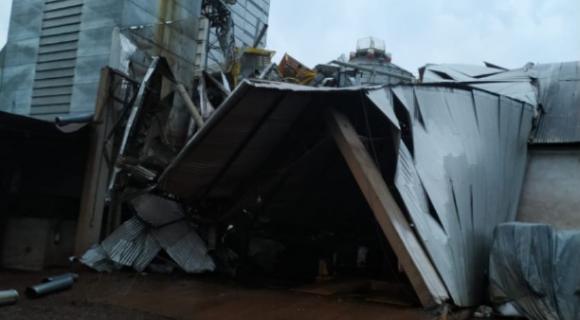 Temporal causa destruição em Capanema