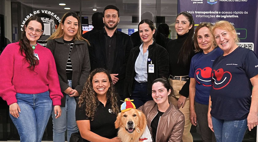 Lei garante cães terapeutas em ambientes de saúde