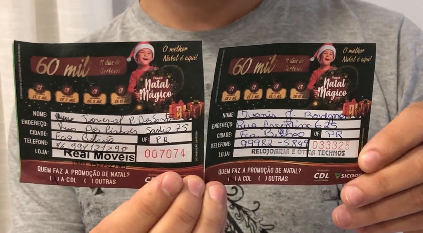 Confira mais dois ganhadores da Campanha Natal Mágico