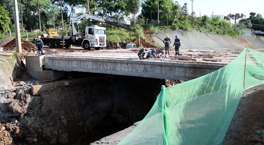Duas das quatro pontes deverão estar prontas para a Expobel