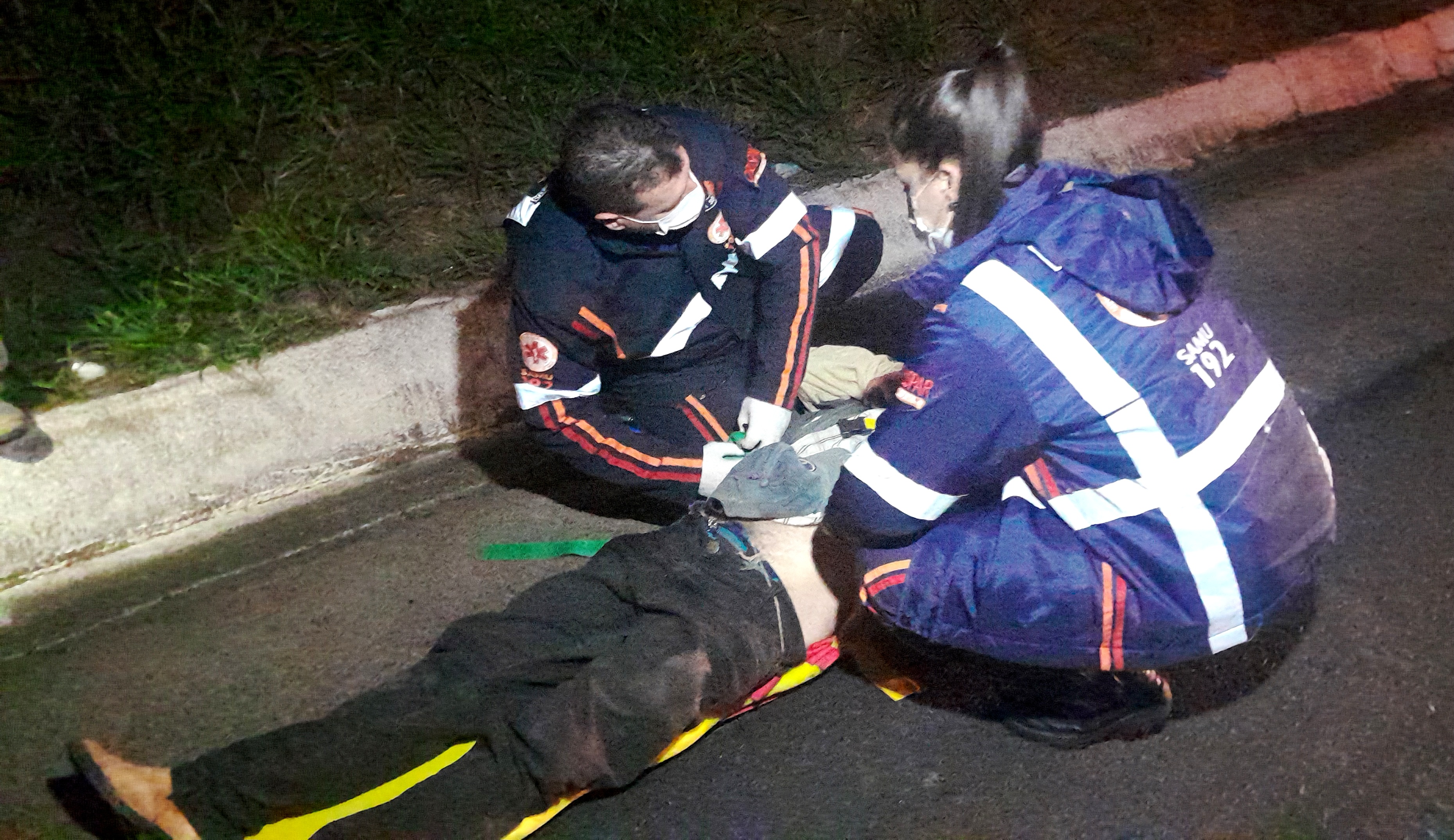 Suposto atropelamento deixa idoso ferido na BR 280 em Marmeleiro