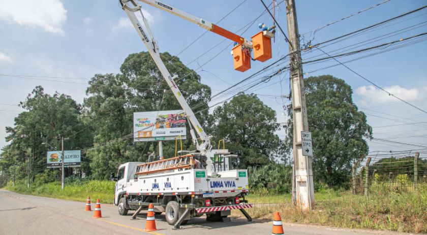 Temporais provocaram quebra de 5,6 mil postes de energia da Copel no Paraná em 2023