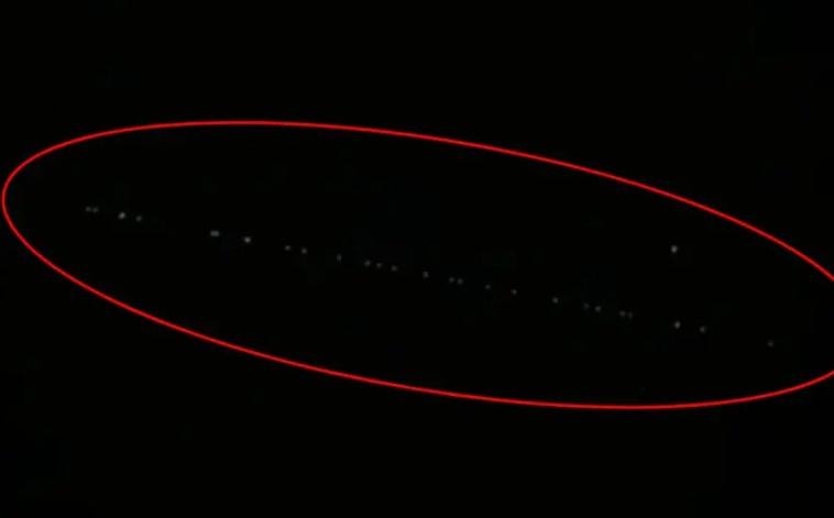 "Trilho de luz" no céu chama atenção no Sudoeste do Paraná