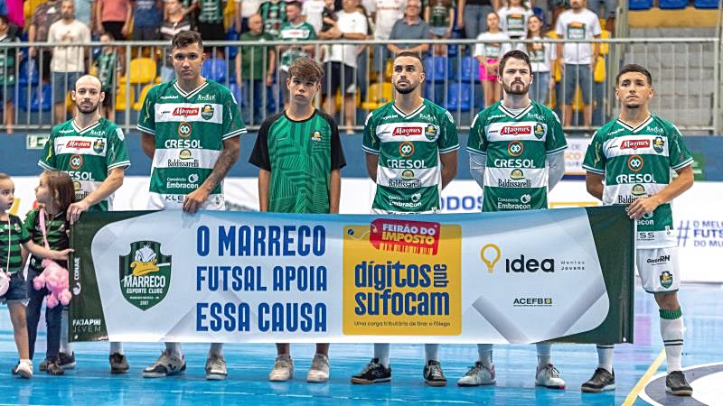 ACEFB através do Nucleo Idea faz parceria inédita com Marreco Futsal