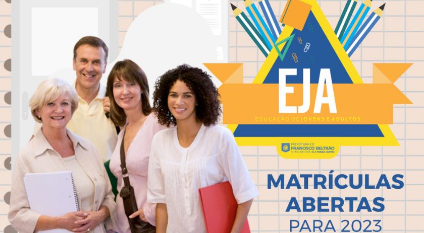 Educação de jovens e adultos está com as inscrições abertas