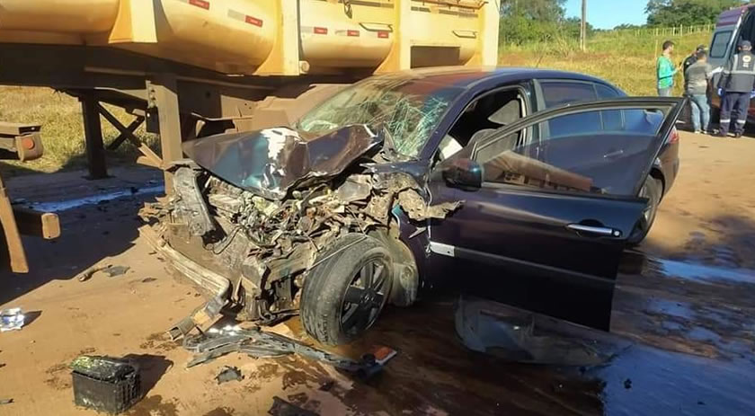 Grave acidente na BR-163, em Capitão, deixa três feridos
