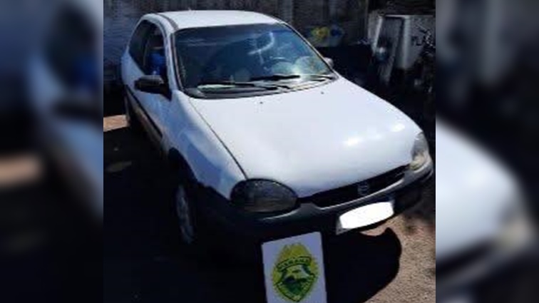 PM recupera Corsa furtado em Mariópolis graças a ação rápida