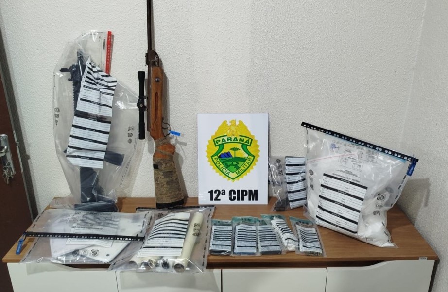 Operação integrada da PM descobre laboratório de cocaína e prende dois homens