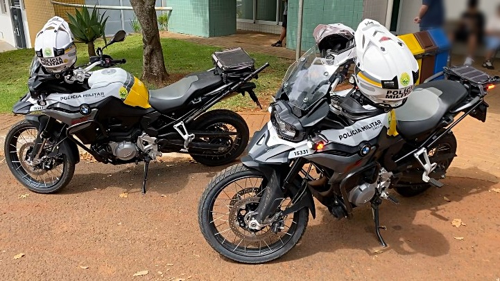 Homem é preso durante motopatrulhamento pelo Bairro Pinheirinho