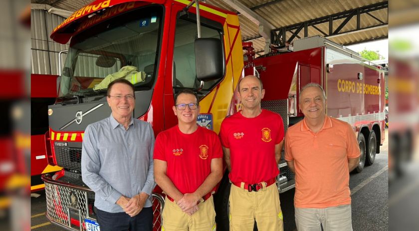 Bombeiros de Beltrão comemoram cinco anos da instalação do Grupamento