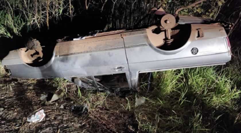 Carro furtado em Saudades é localizado desmontado em Descanso