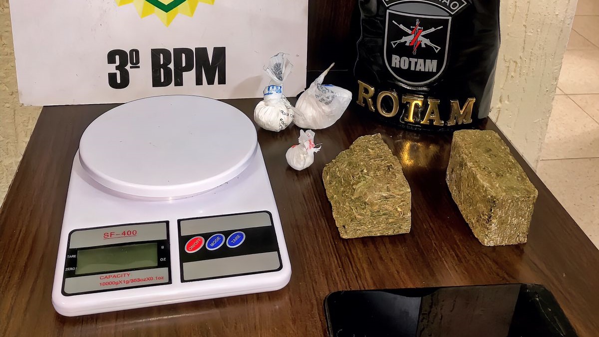 Polícia Militar desarticula ação de tráfico de drogas no Bairro Bela Vista