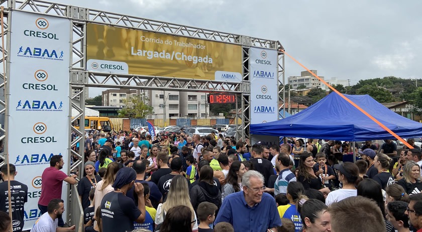 Mais de mil atletas participaram da 5ª Corrida do Trabalhalhador