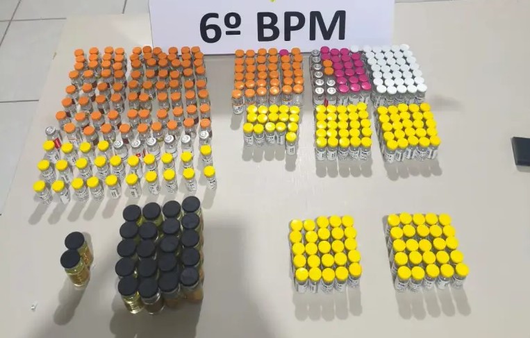 Homem é preso com anabolizantes e medicamentos contrabandeados