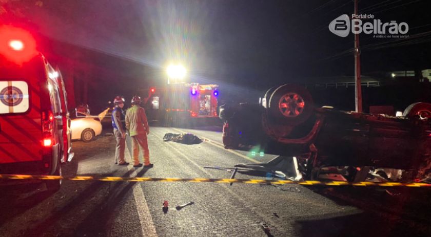 Acidente fatal entre carro e caminhonete próximo ao Centro de Eventos Marabá