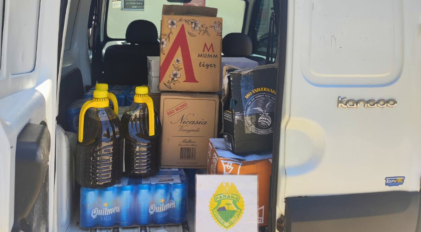 Polícia apreende vinhos, uísques e cervejas de origem argentina 
