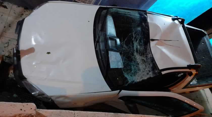 Motorista embriagado se envolve em acidente, tenta fugir, mas acaba detido pelo próprio filho