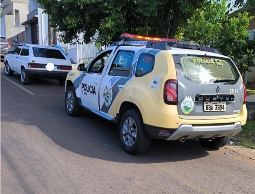 Polícia Militar recupera veículo furtado na noite anterior