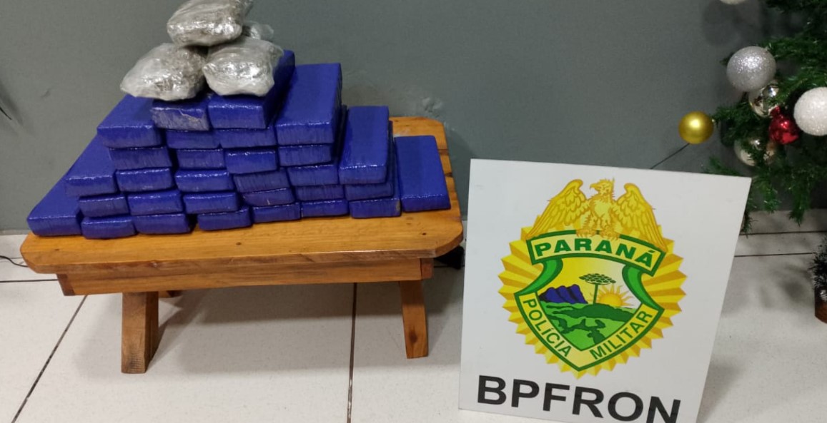 BPFRON prende mulher com quase 21 kg de drogas