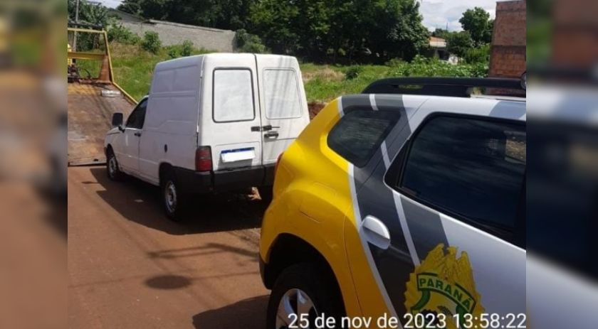 Veículo furtado é localizado e recuperado pela Polícia Militar de Francisco Beltrão