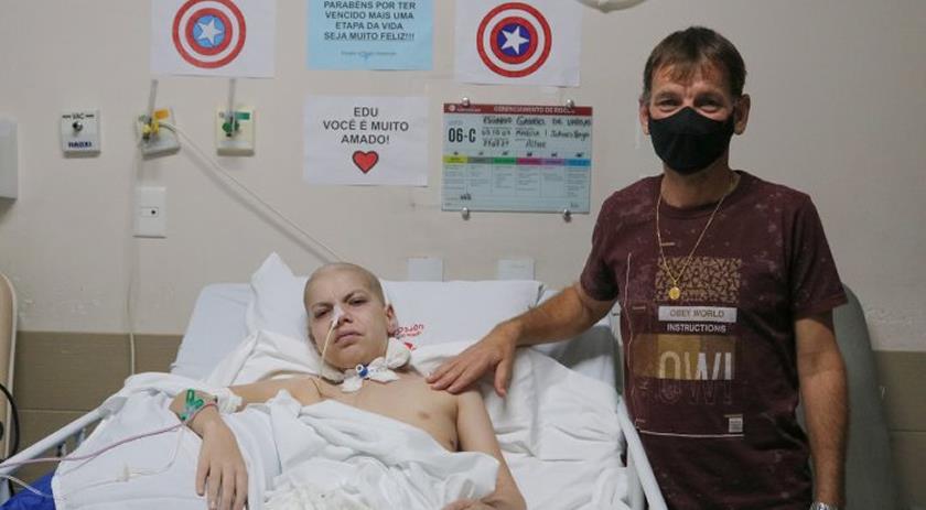 'Ele é mais que um milagre', diz pai de paciente que recebeu alta na UTI da Uopeccan