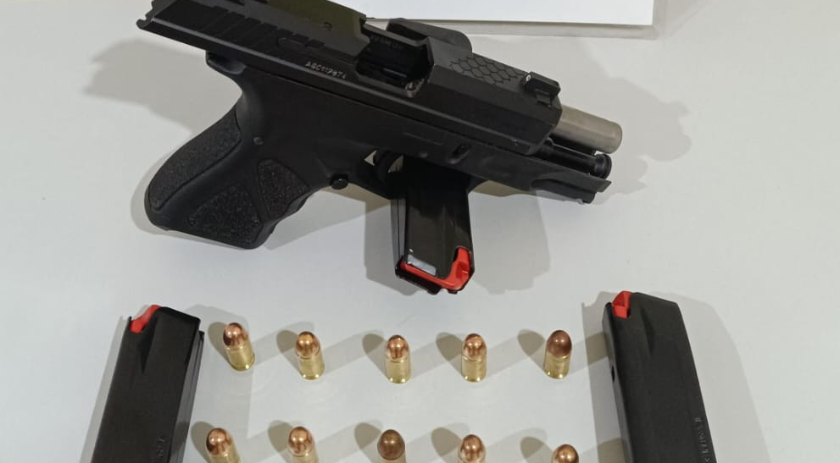 PM apreende pistola após suspeito tentar entrar armado na Expovizinhos 