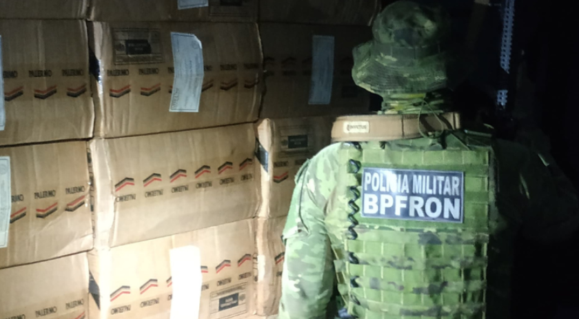 BPFRON apreende mais de 9 mil pacotes de cigarros em depósito clandestino