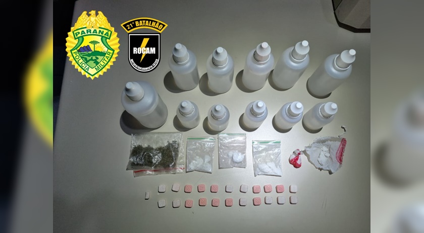 Operação Carnaval resulta na apreensão de drogas em Francisco Beltrão