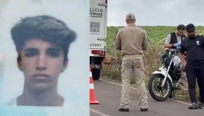 Jovem de 19 anos morre após queda de moto