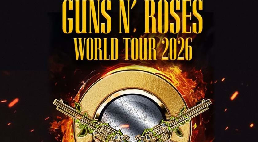 Guns N' Roses volta ao Brasil em 2026 com mais nove shows