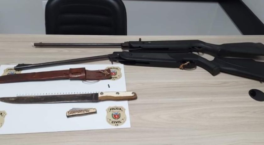 Policia Civil prende homem por posse irregular de arma de fogo