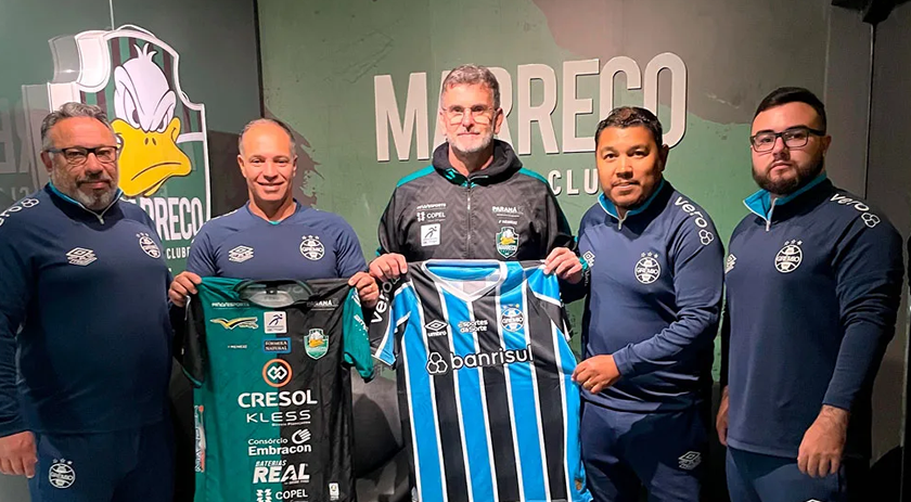 Marreco firma parceria com Grêmio para captação de atletas