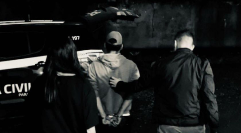 PCPR cumpre prisão preventiva de investigado por furto qualificado em Mangueirinha