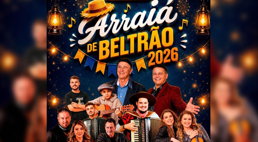 Arraiá  terá quatro dias de festa, shows e atrações para toda a família