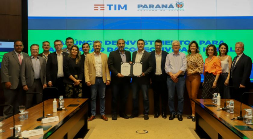 Em parceria com o Estado, TIM vai ampliar cobertura móvel em áreas rurais do Paraná