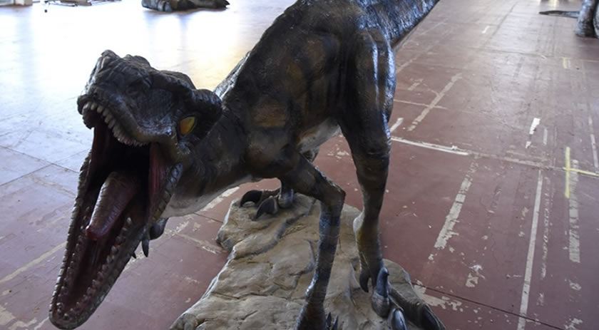 O Parque dos Dinossauros será um dos atrativos da 1ª Feira de Ciências, Tecnologia e Inovação de Francisco Beltrão