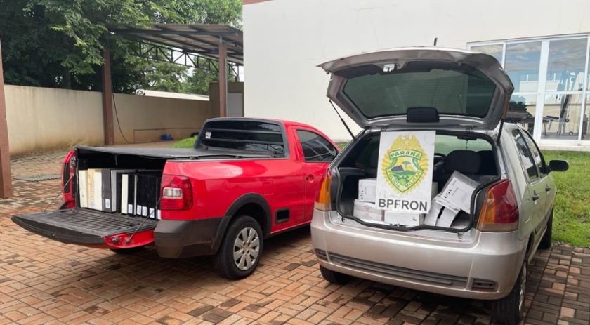 BPFRON apreende bebidas estrangeiras em Realeza