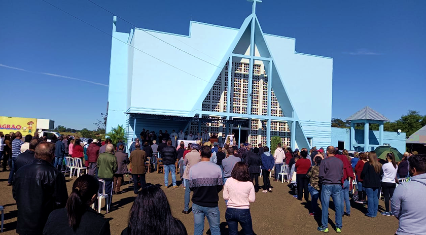 Fiéis de toda a região participam da 54ª Romaria de Nossa Senhora do Caravaggio