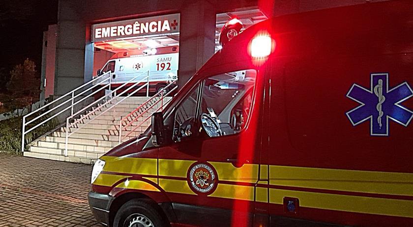 Homem fica ferido em saída de pista